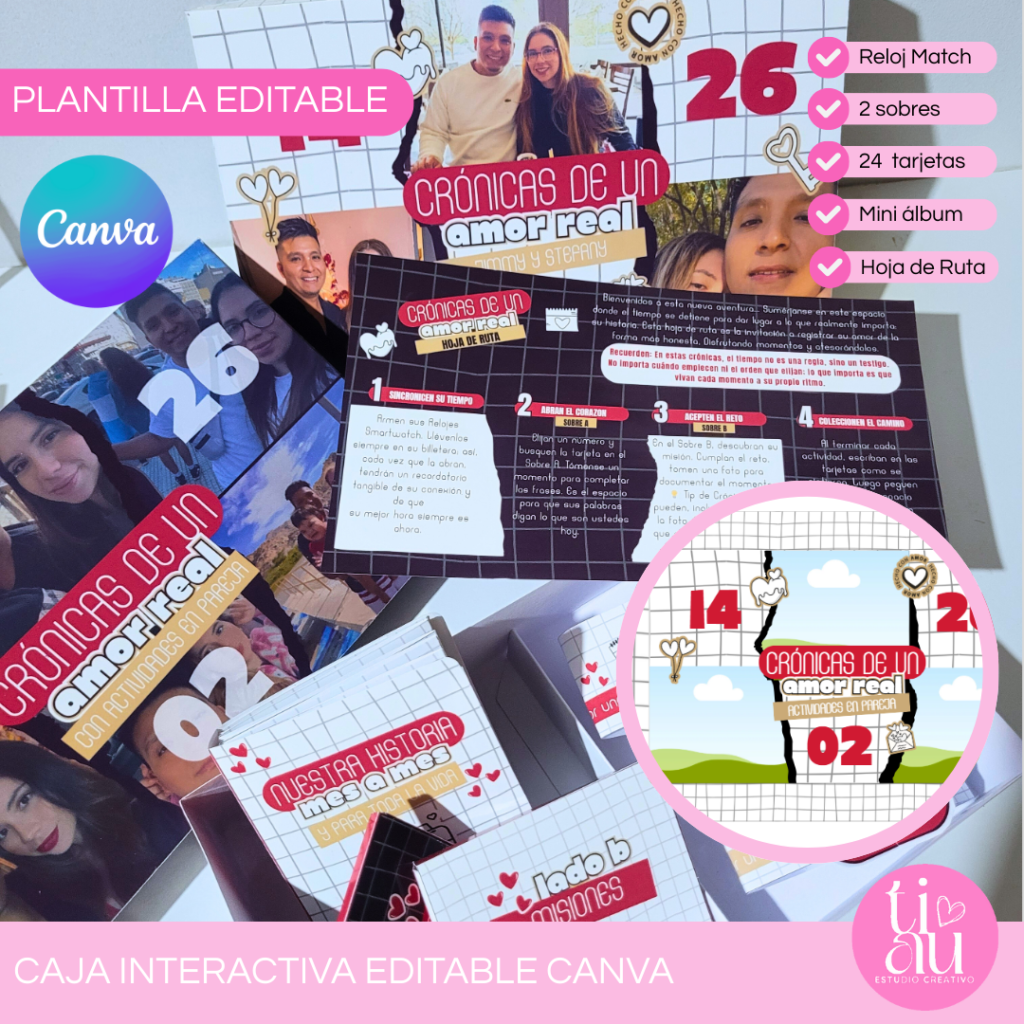 Kit de Actividad en Pareja l Editable Canva
