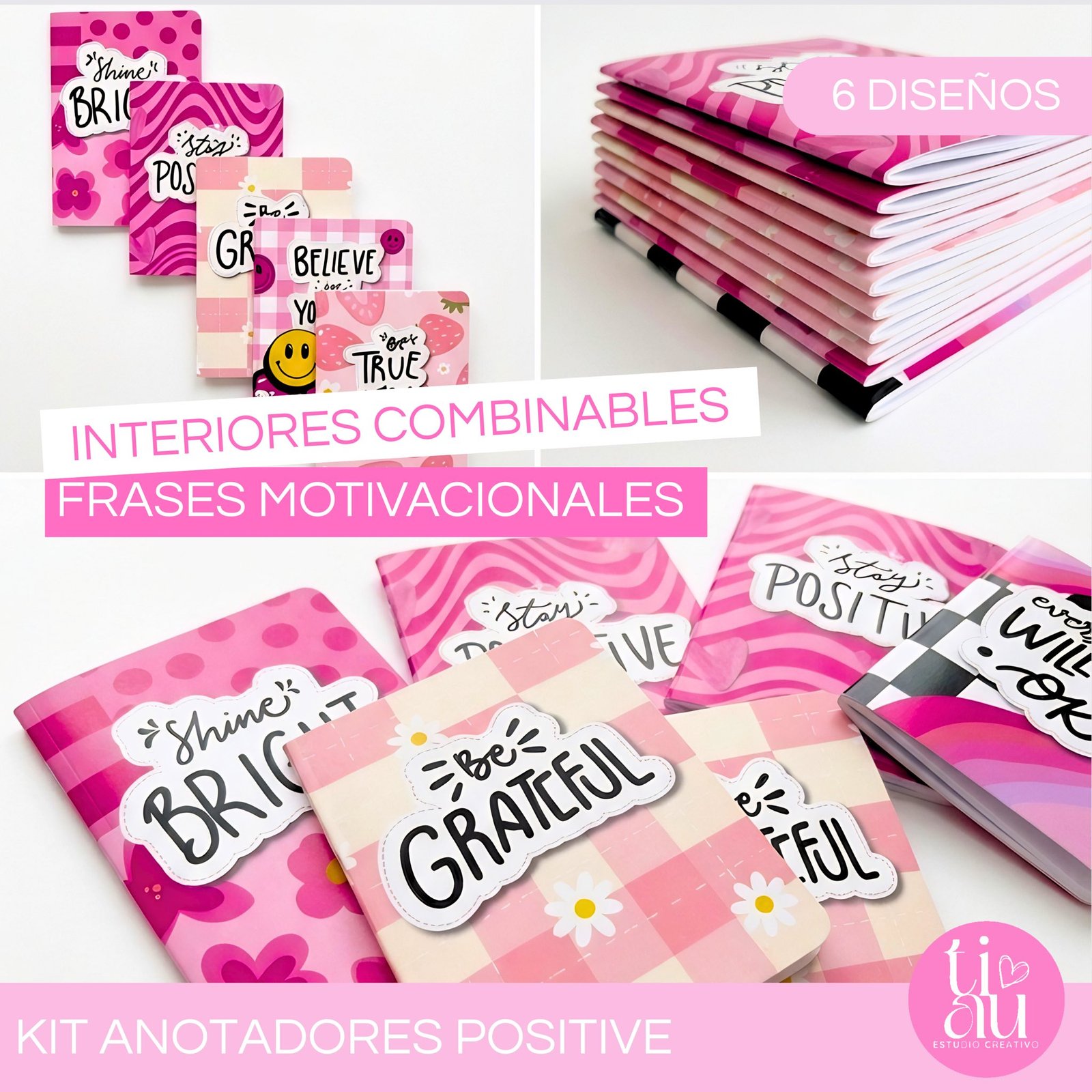 Kit Mini Libretas/ Anotadores Positive