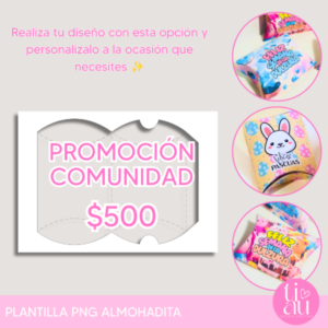 Caja Almohada l Plantilla PNG