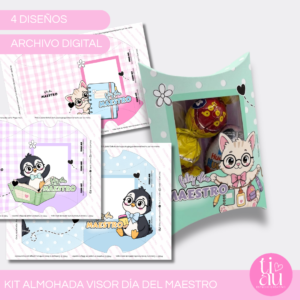 Kit Caja Almohada con Visor l Día del Maestro
